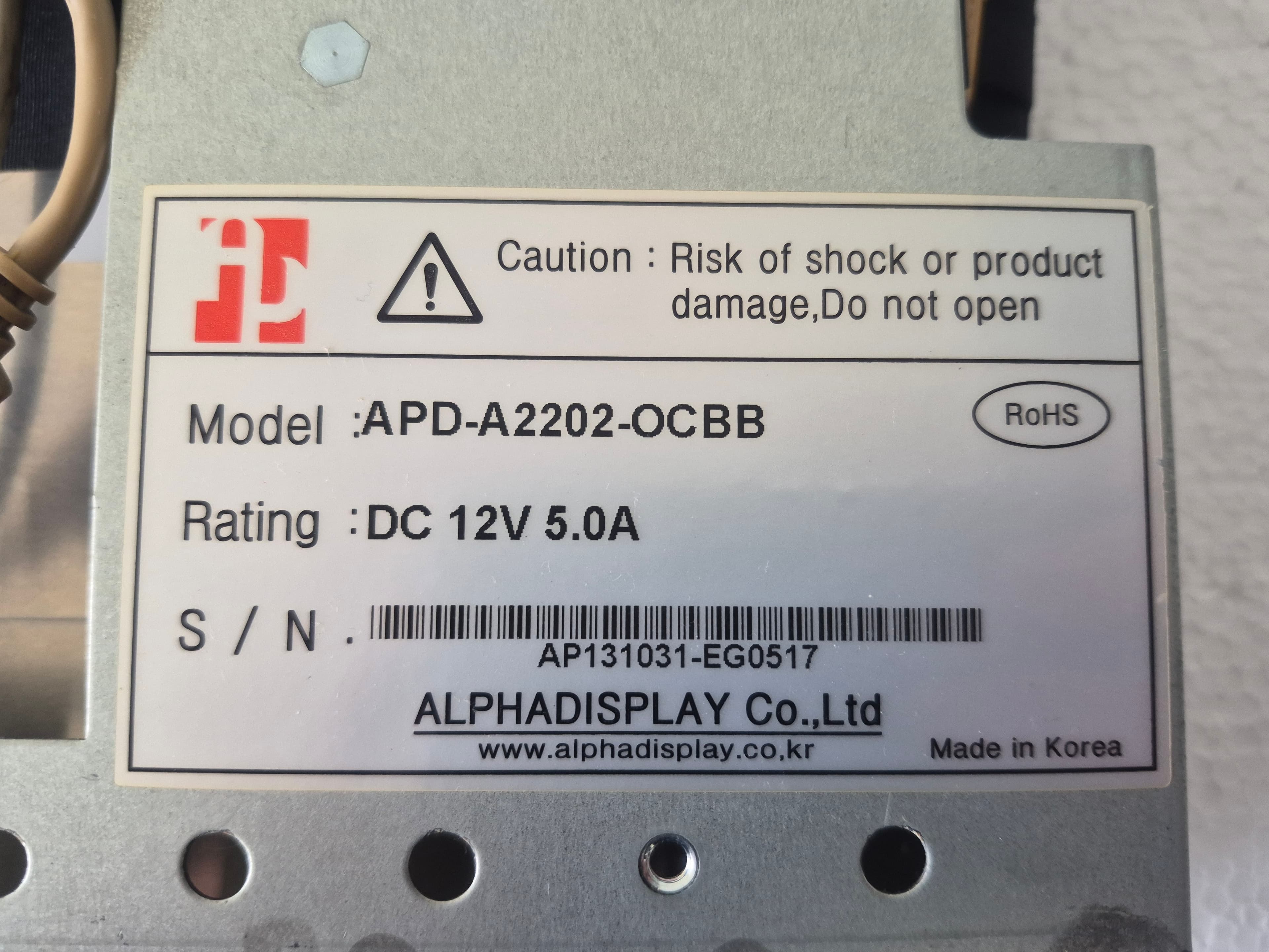 Monitor 22" EGT slika 4