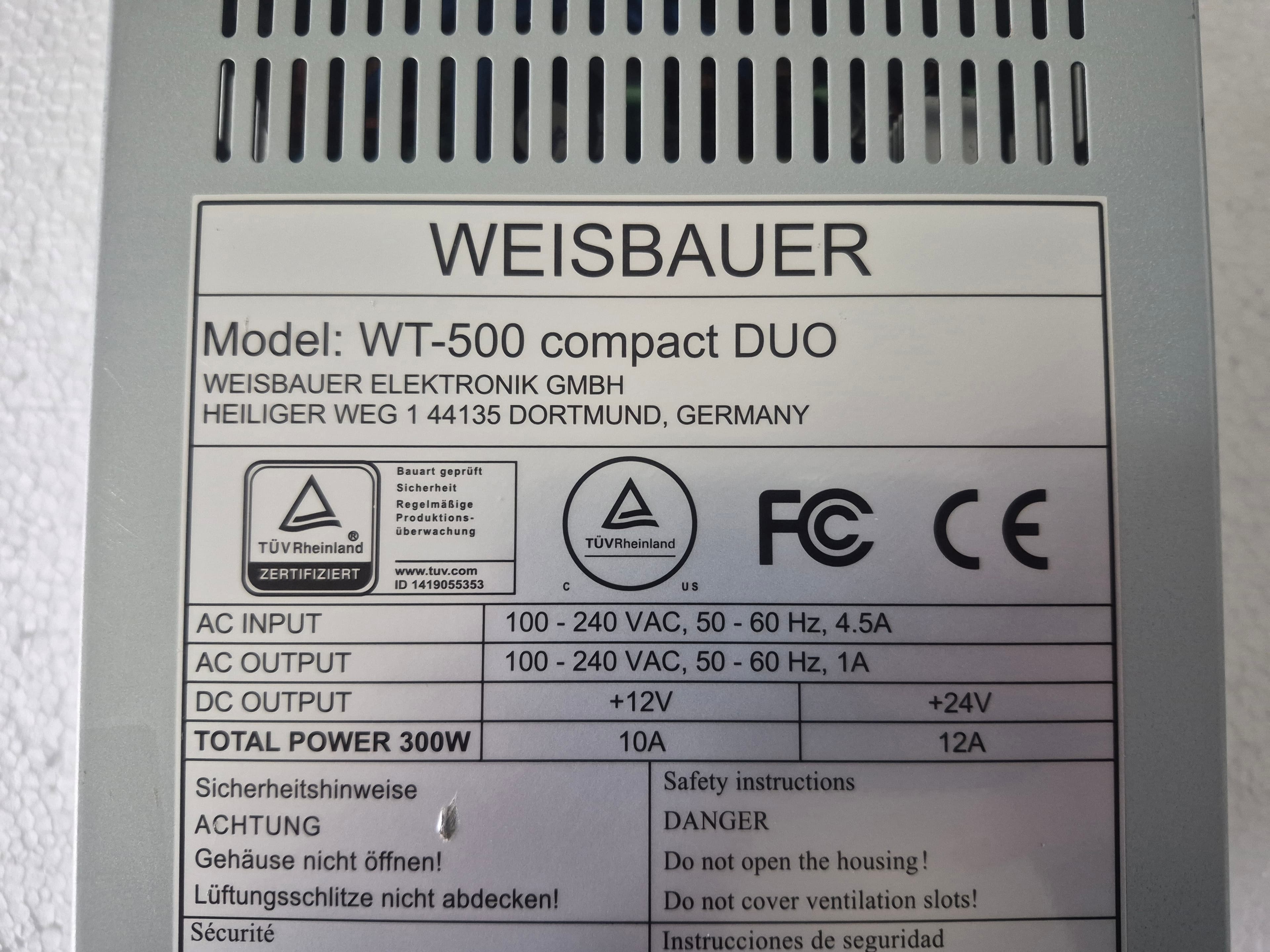 Weisbauer WT-500 compact DUO - slika 4