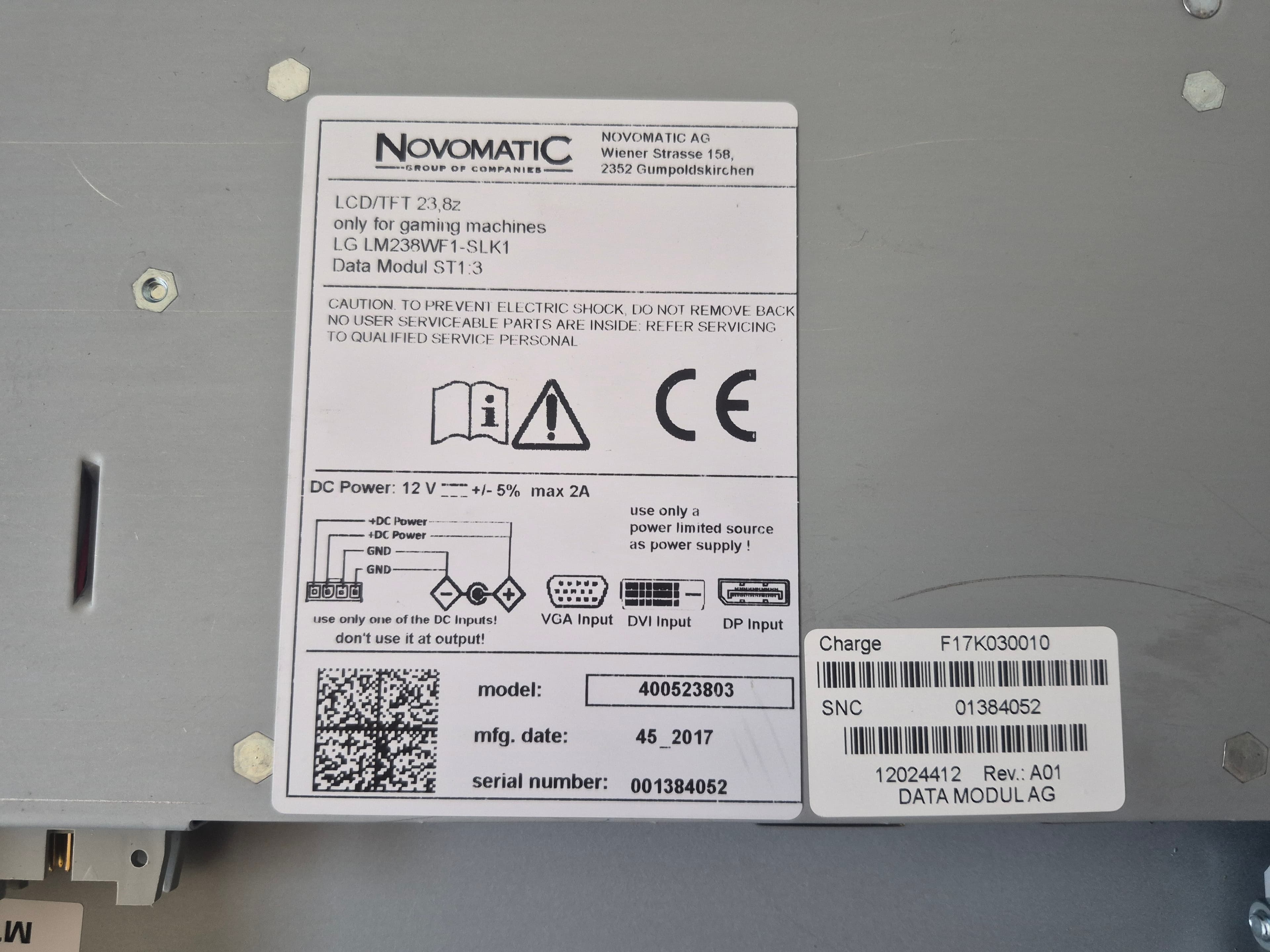 Monitor 23,8" 16:9 Datamodul ST1.3 Touch - slika 3